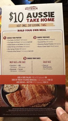 Menu photo 1 Outback Steakhouse Arcadia, CA
