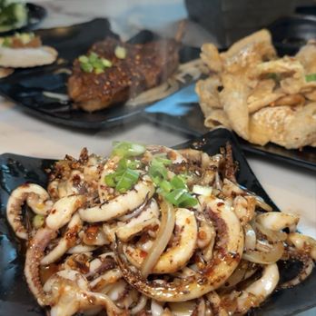 GUI BBQ Restaurant & Bar - Grilled Squid - Barbeque Near Me - Irvine, California