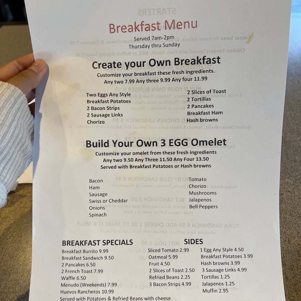 Almansor Grill - Menu 12/2022 - American Near Me - Alhambra, California