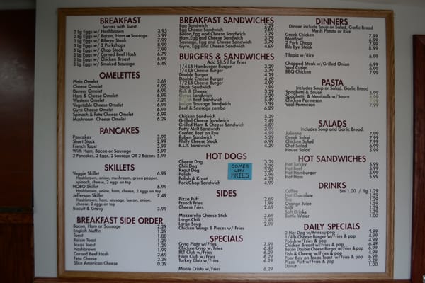 Menu photo 8 Jefferson Park Grill Chicago, IL