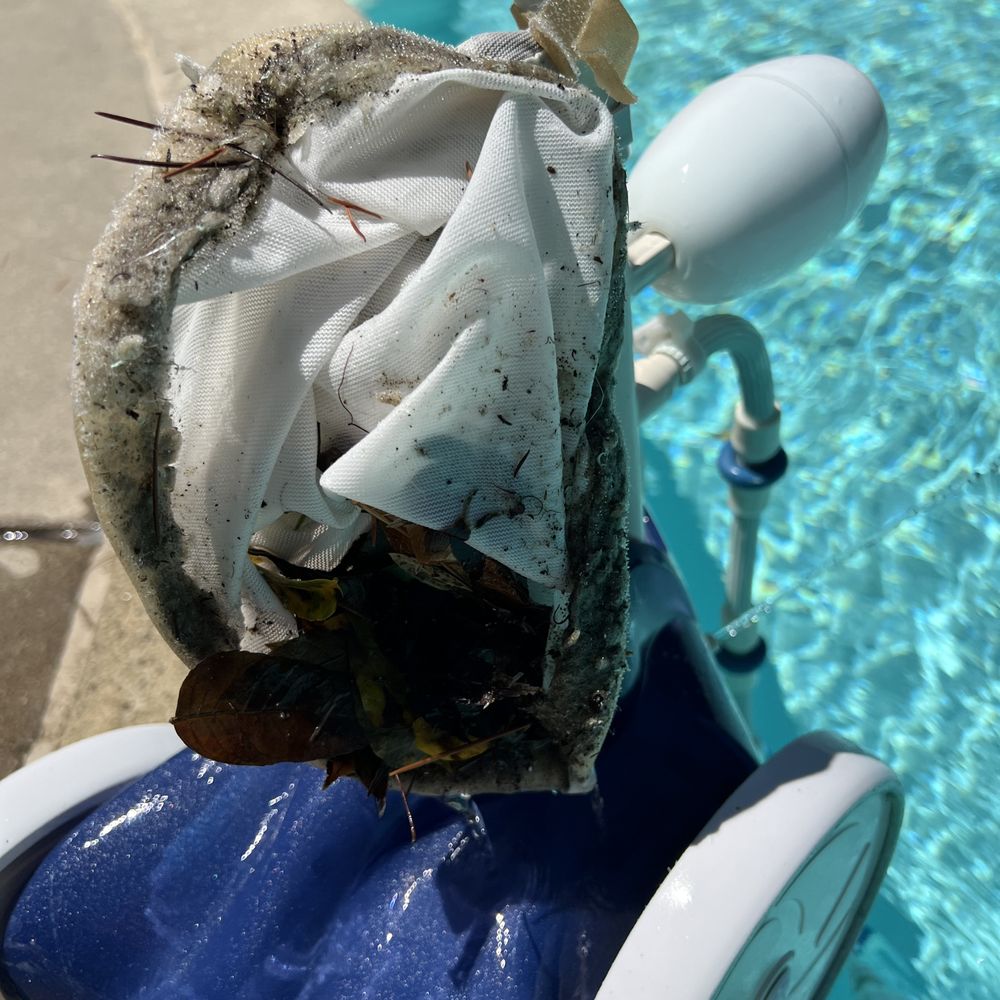 Five Guys Pools - Owner's son never clean the pool swiper bag and the bag was not able to zip, Showed him the picture and his son did not clean it - Pool Cleaners Near Me Five Guys Pools - Owner's son never clean the pool swiper bag and the bag was not able to zip, Showed him the picture and his son did not clean it - Pool Cleaners Near Me