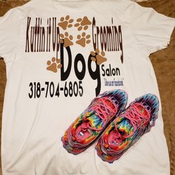 Kuttin it Up Dog Grooming Salon - Work clothes for a great dog groomer.