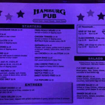 Hamburg Pub - Menu Dec 2022 - Pubs Near Me - Hamburg, Michigan