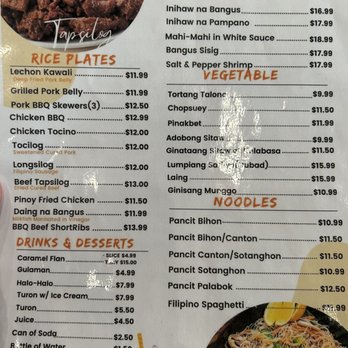 Pistahan - Menu - Filipino Near Me - San Leandro, California Pistahan - Menu - Filipino Near Me - San Leandro, California