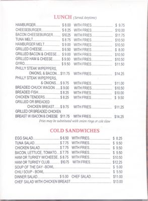 Menu photo 3 Joe's Cafe Lehigh Acres, FL