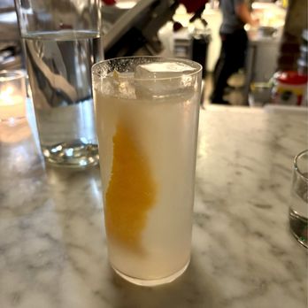 Place des Fêtes - Nectarine Sling. - Wine Bars Near Me - Brooklyn, New York