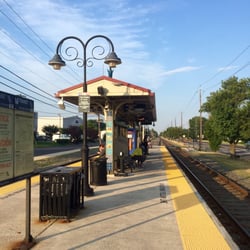 Cinnaminson River Line Light Rail Station - Station platform