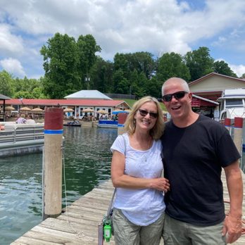 Drifter’s - On the dock at Drifters, Smith Mountain Lake, VA - American Near Me - Moneta, Virginia
