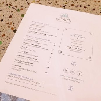 Espadín - Cocktail Bars Near Me - Temecula, California Espadín - Cocktail Bars Near Me - Temecula, California