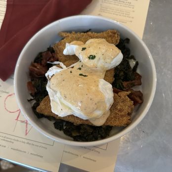 Scopo Divino - Fried Catfish Benedict* - Wine Bars Near Me - San Francisco, California