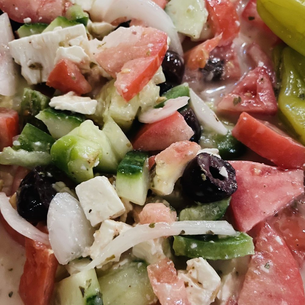 Olympia Cafe - Greek village salad - Greek Near Me - Savannah, Georgia Olympia Cafe - Greek village salad - Greek Near Me - Savannah, Georgia