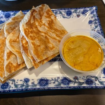 Amazing Basil - A11a. Roti Laksa, a bit too salty. - Asian Fusion Near Me - Fremont, California