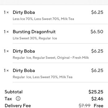 Feng Cha Teahouse - This was not what we received - Desserts Near Me - Newark, California