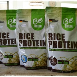Lo Vegano - Proteina de arroz en tres diferentes sabores