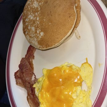 Jack & Benny's - Hard eggs w/cheese like wax & dry tasteless pancakes. - Breakfast & Brunch Near Me - Columbus, Ohio