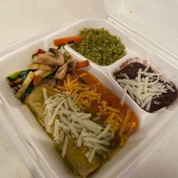 Vegan Enchilada at Manny's Uptown Tex-Mex Vegan Enchilada at Manny's Uptown Tex-Mex