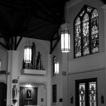 St. Paul's Episcopal Church - A black and white photo of the interior. - Churches Near Me - Key West, Florida St. Paul's Episcopal Church - A black and white photo of the interior. - Churches Near Me - Key West, Florida