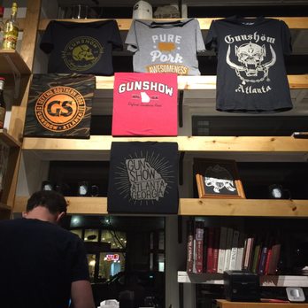 Gunshow - Decor at the waiting bar - New American Near Me - Atlanta, Georgia