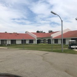AFVW Health Center - No Shade No Seats They really want visitors NOT to VISIT