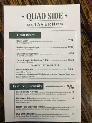 Menu photo 1 Quad Side Denver, CO Menu photo 1 Quad Side Denver, CO