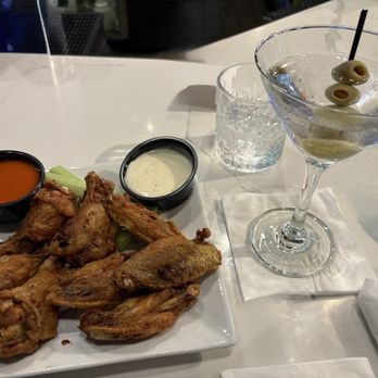 Brack's Grille & Tap - Plain Chicken Wings with Buffalo Sauce & Blue Cheese on the side. - Sports Bars Near Me - Taunton, Massachusetts Brack's Grille & Tap - Plain Chicken Wings with Buffalo Sauce & Blue Cheese on the side. - Sports Bars Near Me - Taunton, Massachusetts