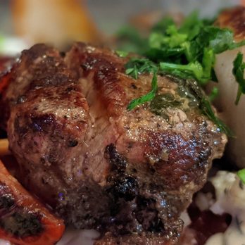 Nicholas Restaurant - Lamb Kabab Salad - Mediterranean Near Me - Portland, Oregon