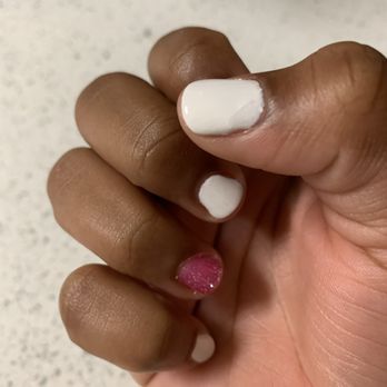 Bella Nail Bar - Thumb was missing coat of polish! Mind you this was for a special occasion - Waxing Near Me - Everett, Washington