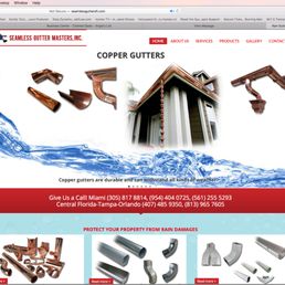 The photo of copper rain gutters was STOLEN from our webpage! Seamless Gutter Masters DID NOT INSTALL THESE GUTTERS!! Fraudulent! The photo of copper rain gutters was STOLEN from our webpage! Seamless Gutter Masters DID NOT INSTALL THESE GUTTERS!! Fraudulent!