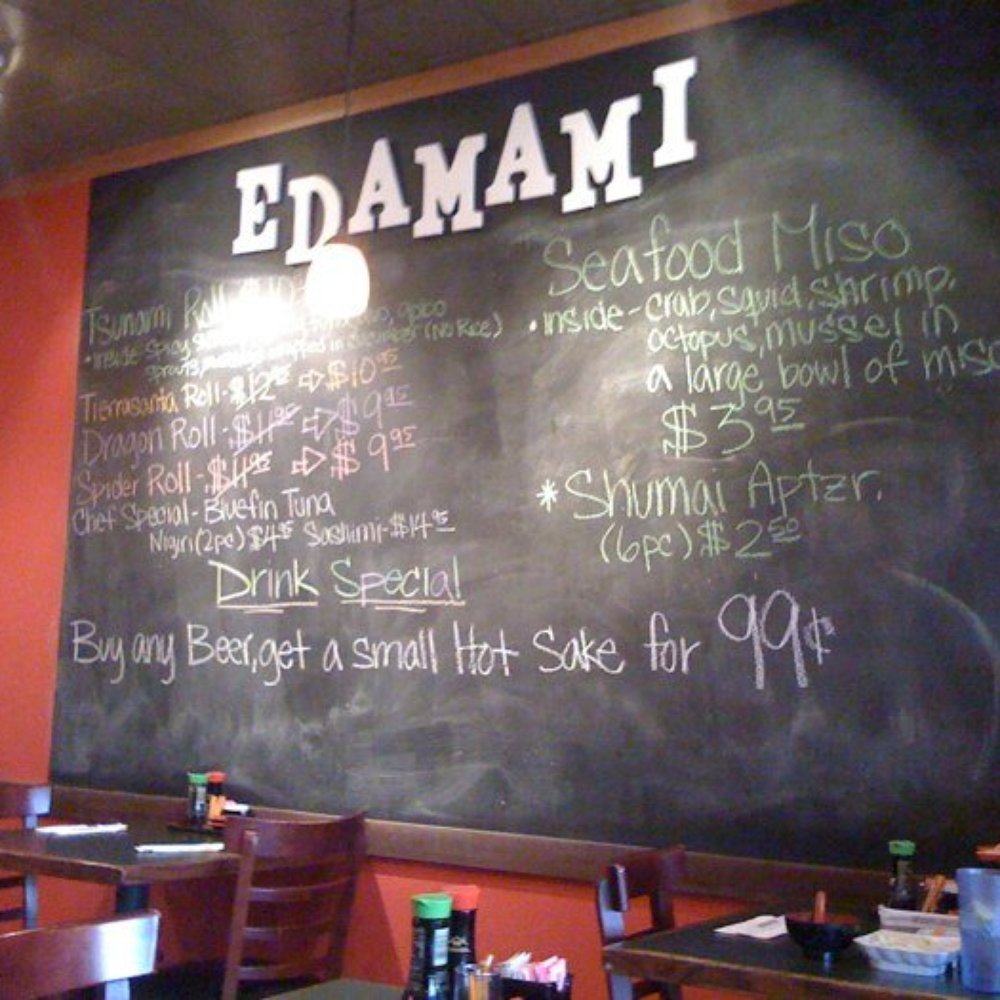 Edamami - Specials for the day. - Sushi Bars Near Me - San Diego, California