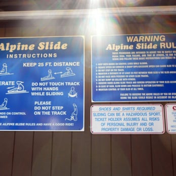 Alpine Slide At Magic Mountain - Don't forget Rule #2!!! - Go Karts Near Me - Big Bear Lake, California Alpine Slide At Magic Mountain - Don't forget Rule #2!!! - Go Karts Near Me - Big Bear Lake, California