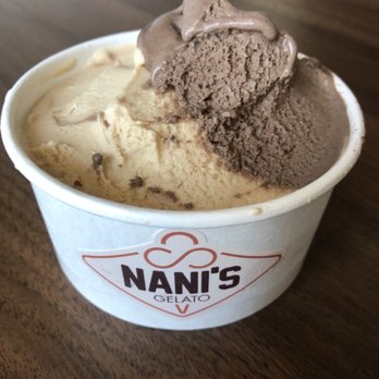 Nani's Gelato - 2 scoops, sesame and espresso - Ice Cream & Frozen Yogurt Near Me - Toronto, Ontario Nani's Gelato - 2 scoops, sesame and espresso - Ice Cream & Frozen Yogurt Near Me - Toronto, Ontario