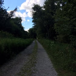 Funk Bottoms Wildlife Area - One lane gravel road to observation deck.