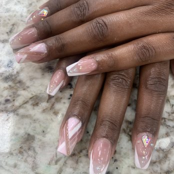 Pink Nails Day Spa - Love my girlfriends nail.happy birthday babe. - Nail Salons Near Me - Broomall, Pennsylvania Pink Nails Day Spa - Love my girlfriends nail.happy birthday babe. - Nail Salons Near Me - Broomall, Pennsylvania