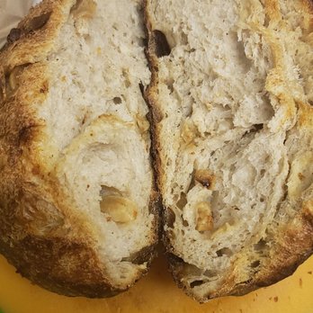Dough and Batter - garlic sourdough bread :-) actual garlic in it..I LOVE Love it..!!!! :-) - Bakeries Near Me Dough and Batter - garlic sourdough bread :-) actual garlic in it..I LOVE Love it..!!!! :-) - Bakeries Near Me