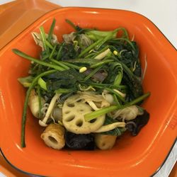 Zhang Liang Malatang - Rattan pepper spicy pot. With my own veggie selections