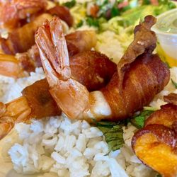 La Brisa Mexican Grill - Soo good! Bacon wrapped shrimp.