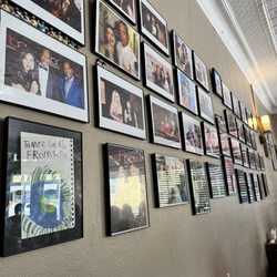 Brick House Eatery - Jackie's wall of celebrity!!
