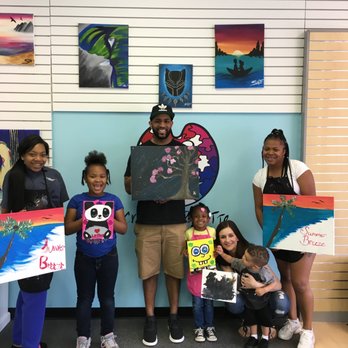 Creative Palette Art Studio - Family Paint Day! - Paint & Sip Near Me - Decatur, Georgia