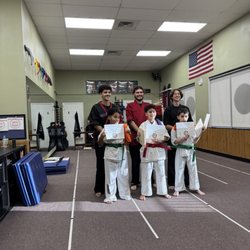 Victory Martial Arts Academy - Riverview - Me finishing my belt test at Victory For my green belt