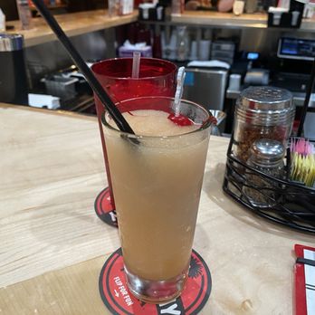 Hideaway Pizza - Peach Bellini....mmmm! - Pizza Near Me - Fort Worth, Texas Hideaway Pizza - Peach Bellini....mmmm! - Pizza Near Me - Fort Worth, Texas
