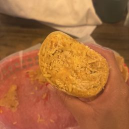 Inside of Chicken Burrito Inside of Chicken Burrito