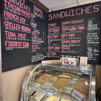 Espresso Yourself - a display of a variety of pastries - Sandwiches Near Me - Fircrest, Washington Espresso Yourself - a display of a variety of pastries - Sandwiches Near Me - Fircrest, Washington