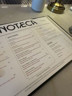 Menu photo 1 Enoteca Paso Robles, CA
