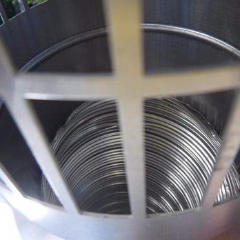 Capital Chimney - Looking down the furnace liner... replaced the 30 year old liner with one solid long piece... no more leaking into basement! - Chimney Sweeps Near Me - Villa Park, Illinois