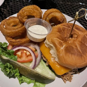 MeMe's Cafe - Teriyaki and substituted with onion rings. - American Near Me - Springdale, Utah MeMe's Cafe - Teriyaki and substituted with onion rings. - American Near Me - Springdale, Utah