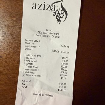 Aziza - Sunday brunch - Moroccan Near Me - San Francisco, California Aziza - Sunday brunch - Moroccan Near Me - San Francisco, California