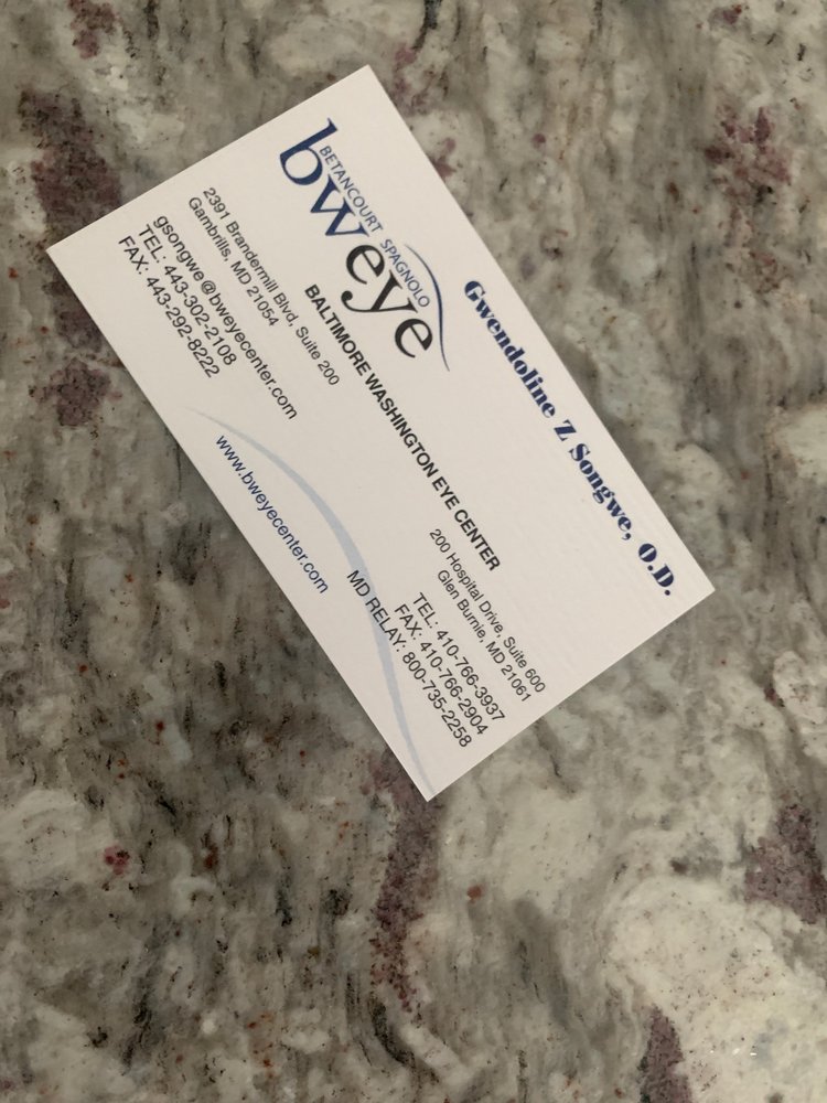 BALTIMORE WASHINGTON EYE CENTER Updated October 2024 2391