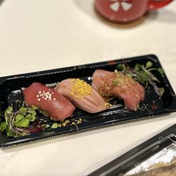 Ginza Sushi & Grill - Bluefin tuna trio nigiri $15