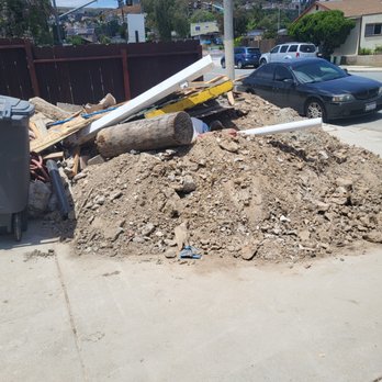 JV Hauling Junk Removal - Well over 6 tons of gravel dirt and lumber - Junk Removal & Hauling Near Me