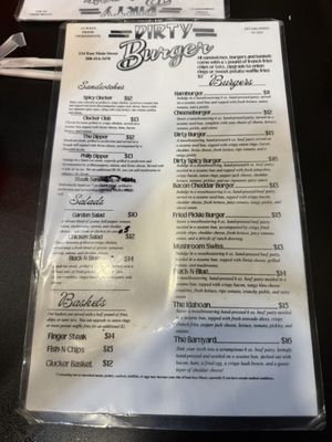Menu photo 2 The Dirty Burger Weiser, ID